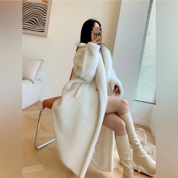 🧸100% Wool Teddy Bear Coat - Picture 1 of 12